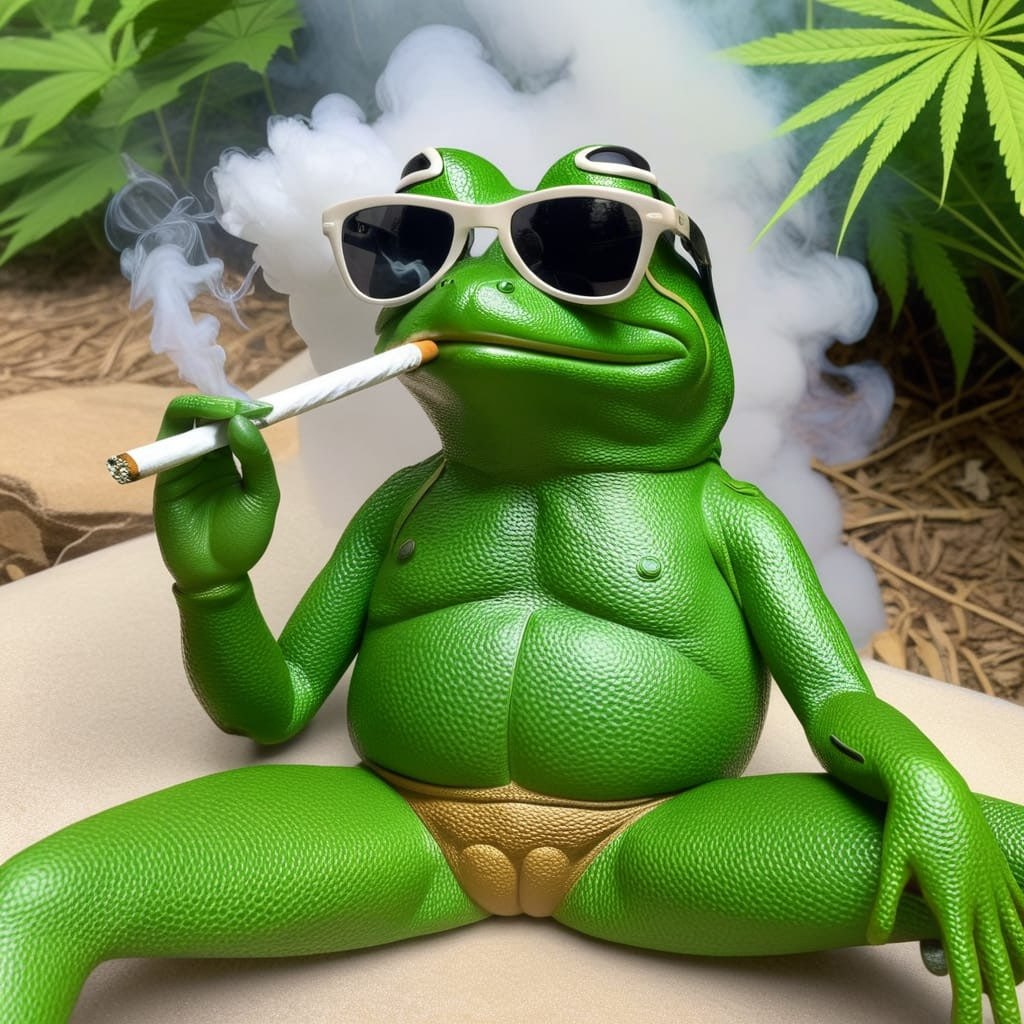 PBR Pepe chillin